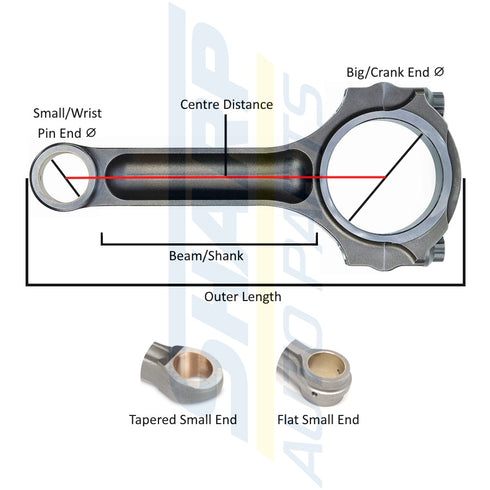 Toyota 4ZZ 1.4 Con Rods